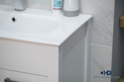 Aria White 30" Bathroom Cabinet