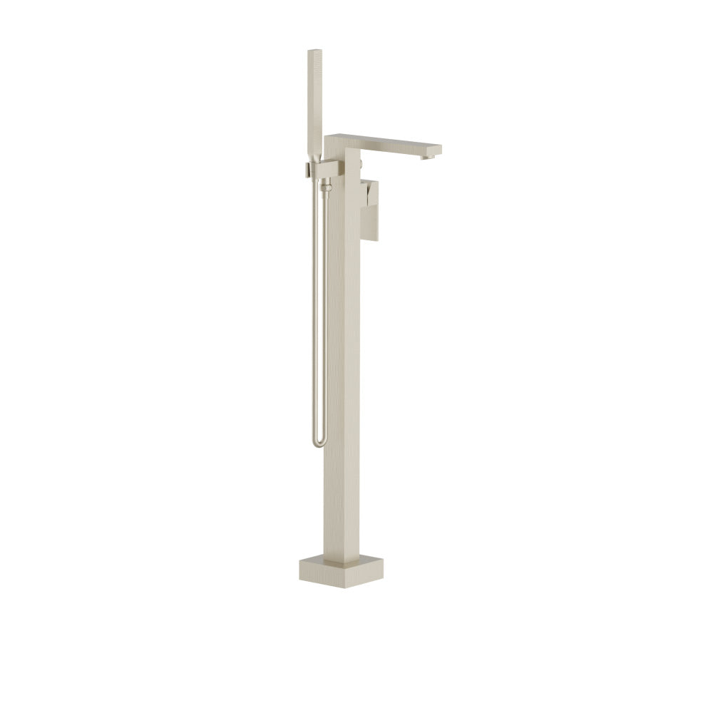 Flusso 160.1168 Freestanding Floor Mount Bathtub/Tub Filler With Hand Shower