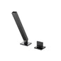 Flusso 160.1280 Deck Diverter With Holder & Hose