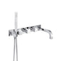 Flusso 160.2691 Wall Mount Tub Filler With Hand Shower