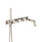 Flusso 160.2691 Wall Mount Tub Filler With Hand Shower