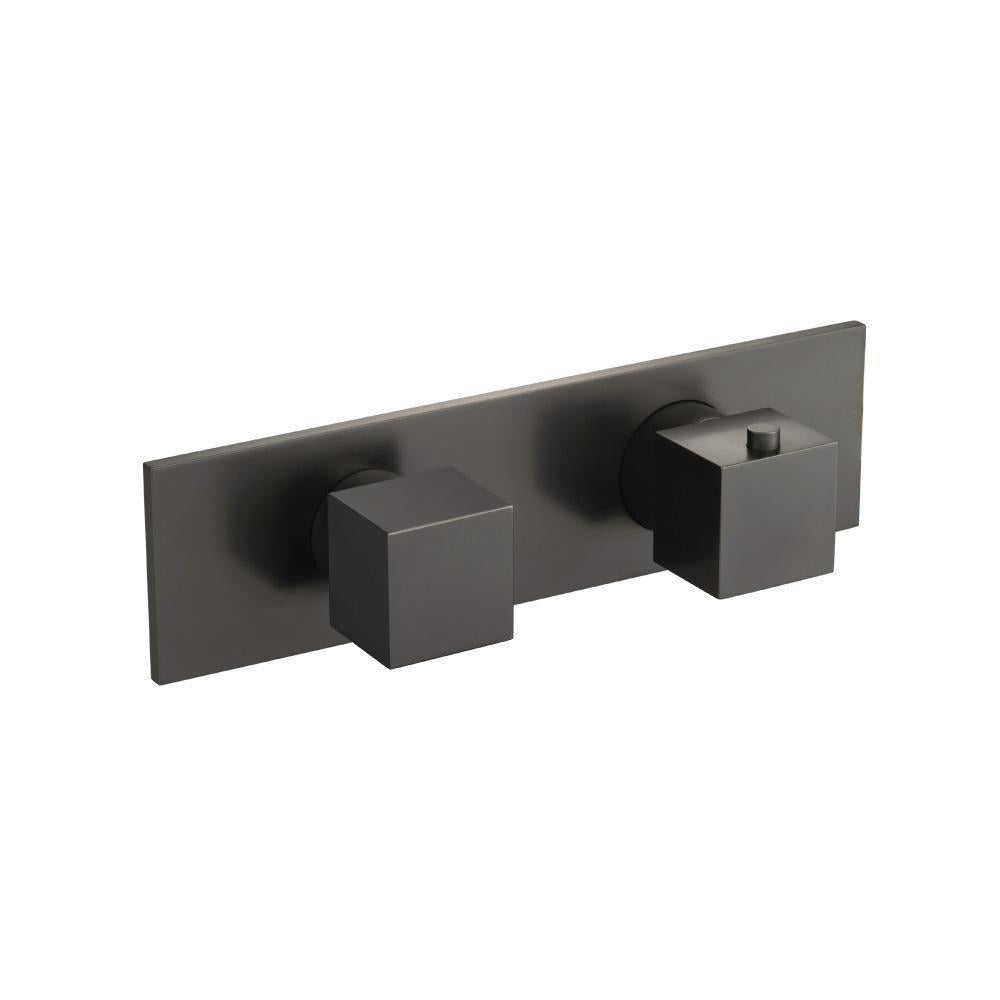 Flusso 160.2705 3/4" Horizontal Thermostatic Shower Valve & Trim - 3 Output