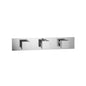 Flusso 160.2715 3/4" Horizontal Thermostatic Valve with 2 Volume Controls & Trim