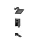 Flusso 160.3200 Two Output Shower Set With Shower Head And Tub Spout