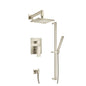 Flusso 160.3350 Two Output Shower Set With Shower Head, Hand Held And Slide Bar