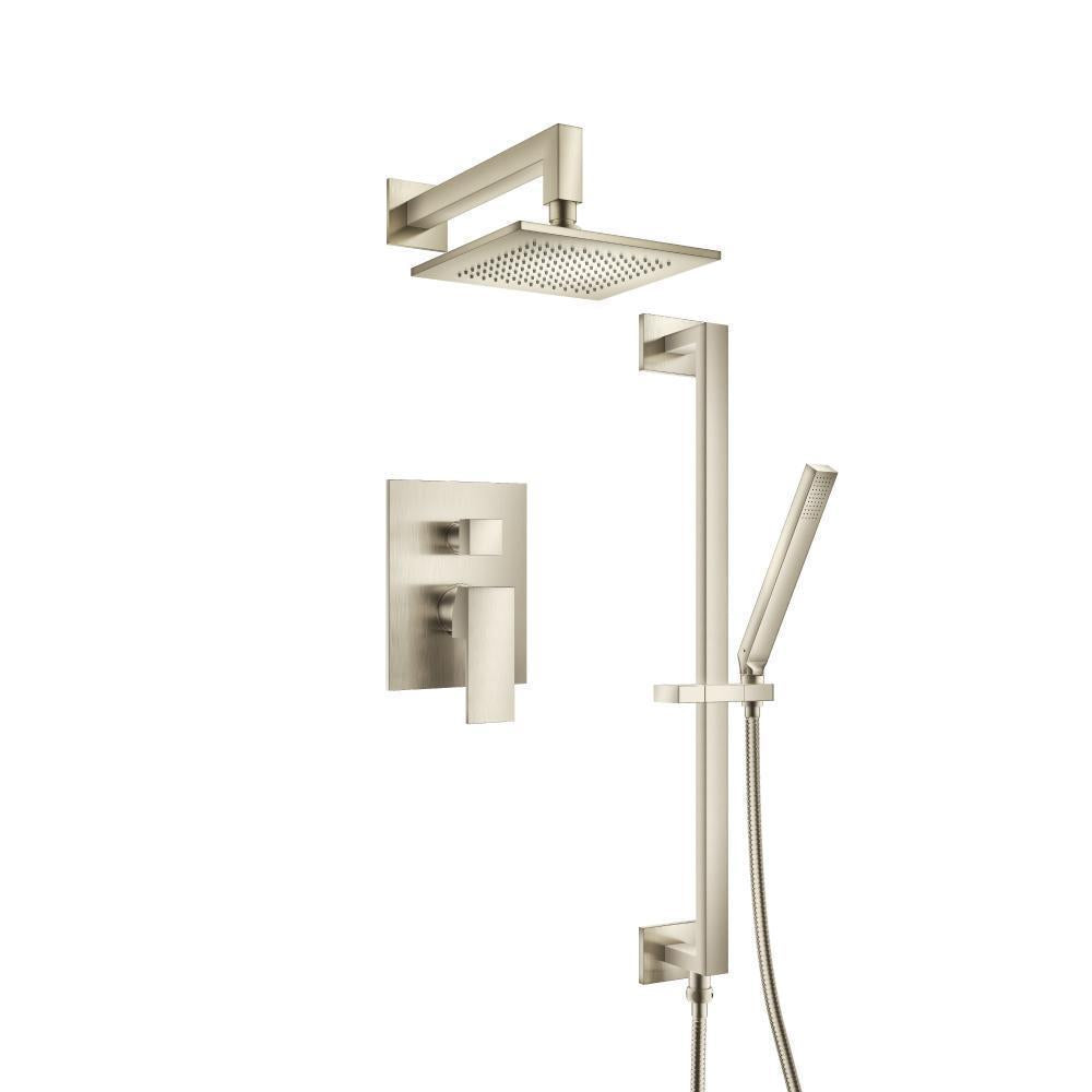 Flusso 160.3450 Two Output Shower Set With Shower Head, Hand Held And Slide Bar
