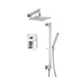 Flusso 160.3450 Two Output Shower Set With Shower Head, Hand Held And Slide Bar