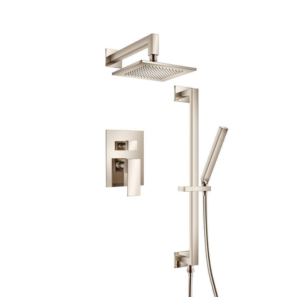 Flusso 160.3450 Two Output Shower Set With Shower Head, Hand Held And Slide Bar