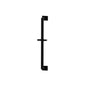 Flusso 160.601024A Shower Slide Bar With Integrated Wall Elbow