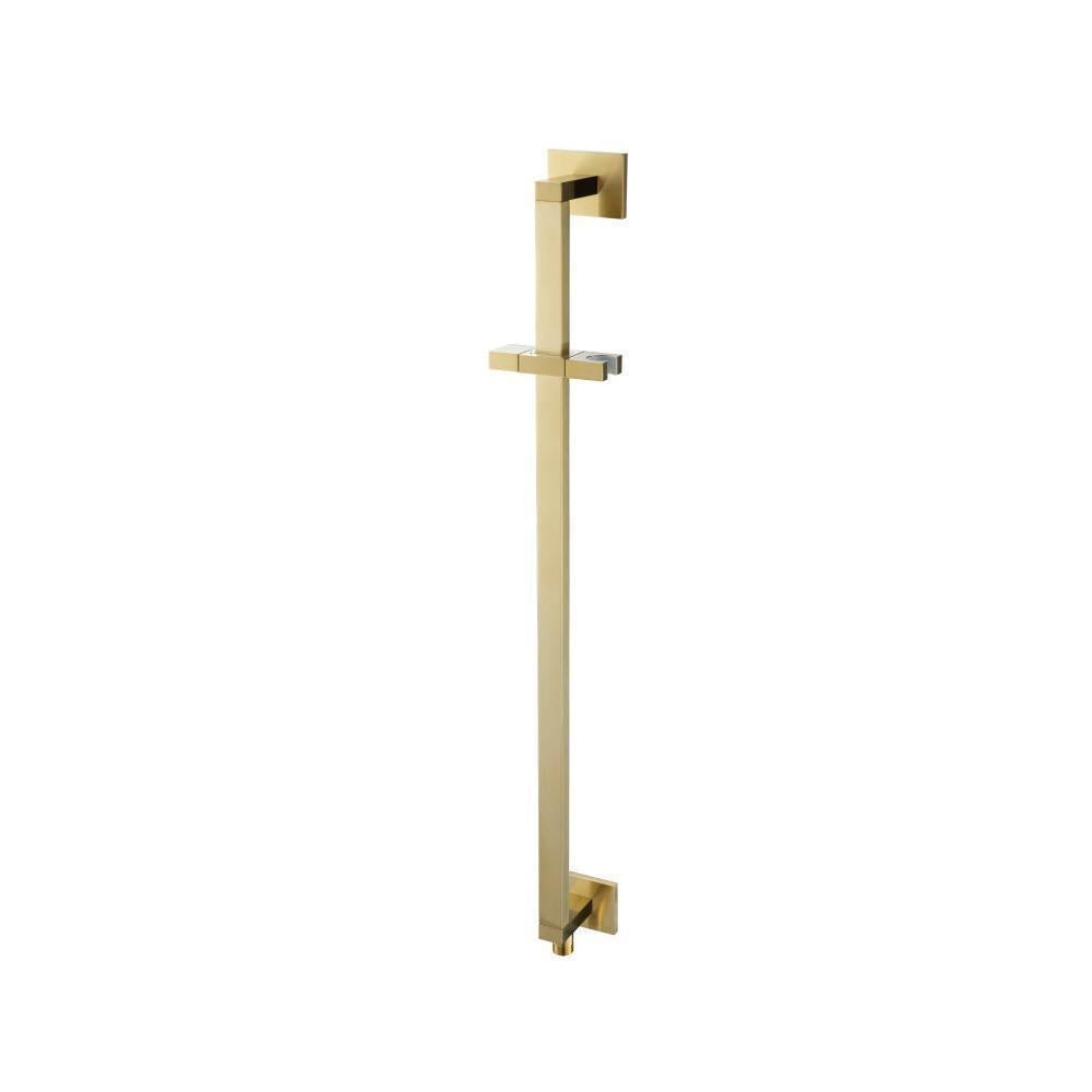 Flusso 160.601024A Shower Slide Bar With Integrated Wall Elbow