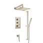 Flusso 160.7200 Two Output Shower Set With Shower Head, Hand Held And Slide Bar