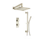 Flusso 160.7350 Two Output Shower Set With Shower Head, Hand Held And Slide Bar