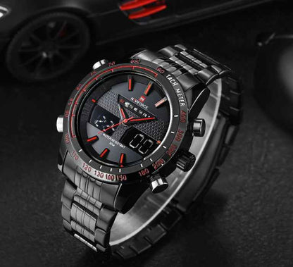 Kairos Naviforce 9024 Men’s Sports Quartz Watch with Dual Display