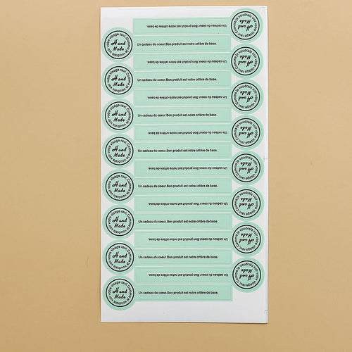 160pcs Craft Paper DIY Seal Sticker Adornment | Kitchen + Metal