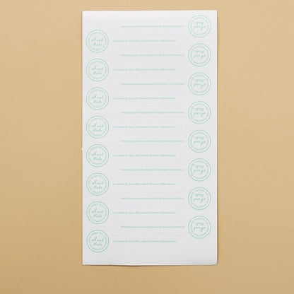160pcs Craft Paper DIY Seal Sticker Adornment | Kitchen + Metal