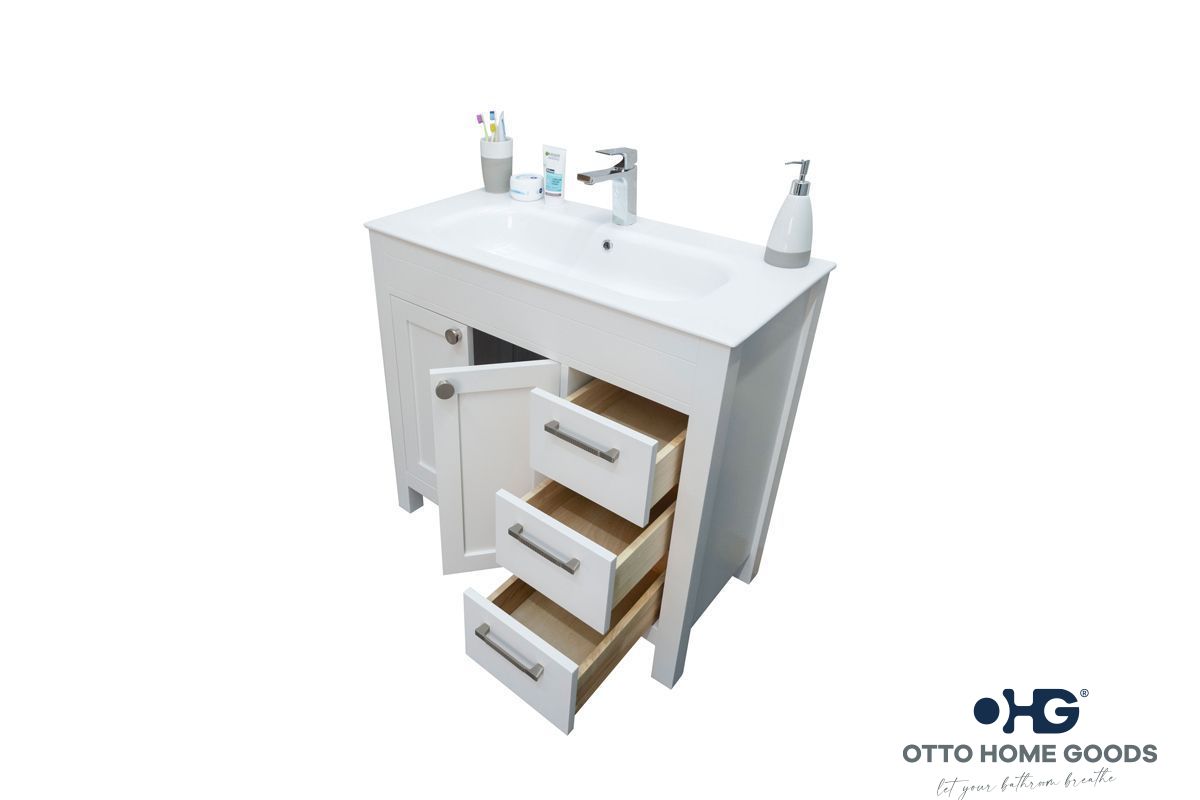Aria White 36" Bathroom Cabinet