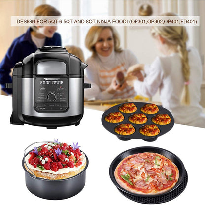 Air Fryer Accessories 7-piece Silicone Grill | Kitchen Appliances | Kitchen + Metal