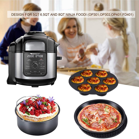 Air Fryer Accessories 7-piece Silicone Grill | Kitchen Appliances | Kitchen + Metal