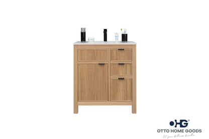 Catalina Natural OAK 30" Bathroom Cabinet
