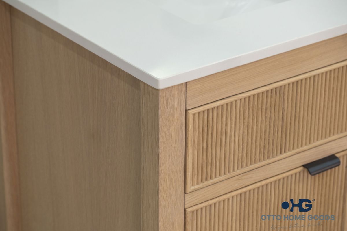 Catalina Natural OAK 30" Bathroom Cabinet