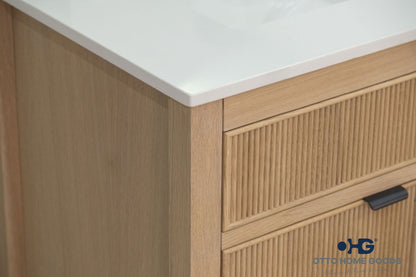 Catalina Natural OAK 30" Bathroom Cabinet