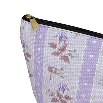 Customizable: Chic Floral Accessory Pouch, Makeup Bag, Travel Organizer, Gift for Her, Floral Toiletry Bag, Cute Pencil Case