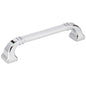 96 mm Center-to-Center Satin Nickel Ella Cabinet Pull