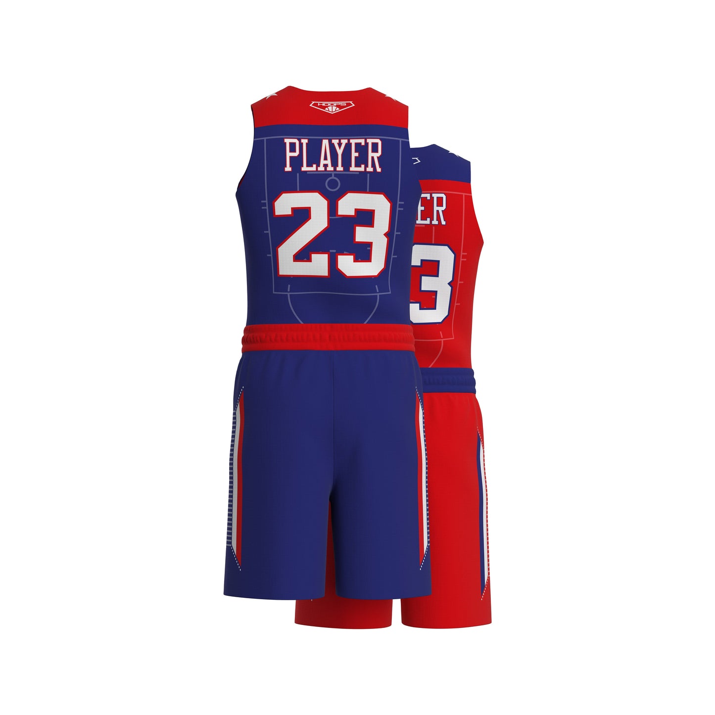 Custom All-Star Reversible Basketball Uniform  - 165 Tuscon