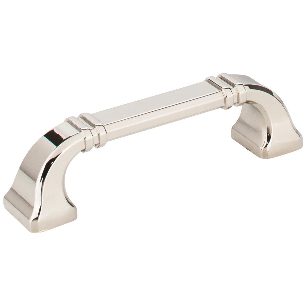96 mm Center-to-Center Satin Nickel Ella Cabinet Pull