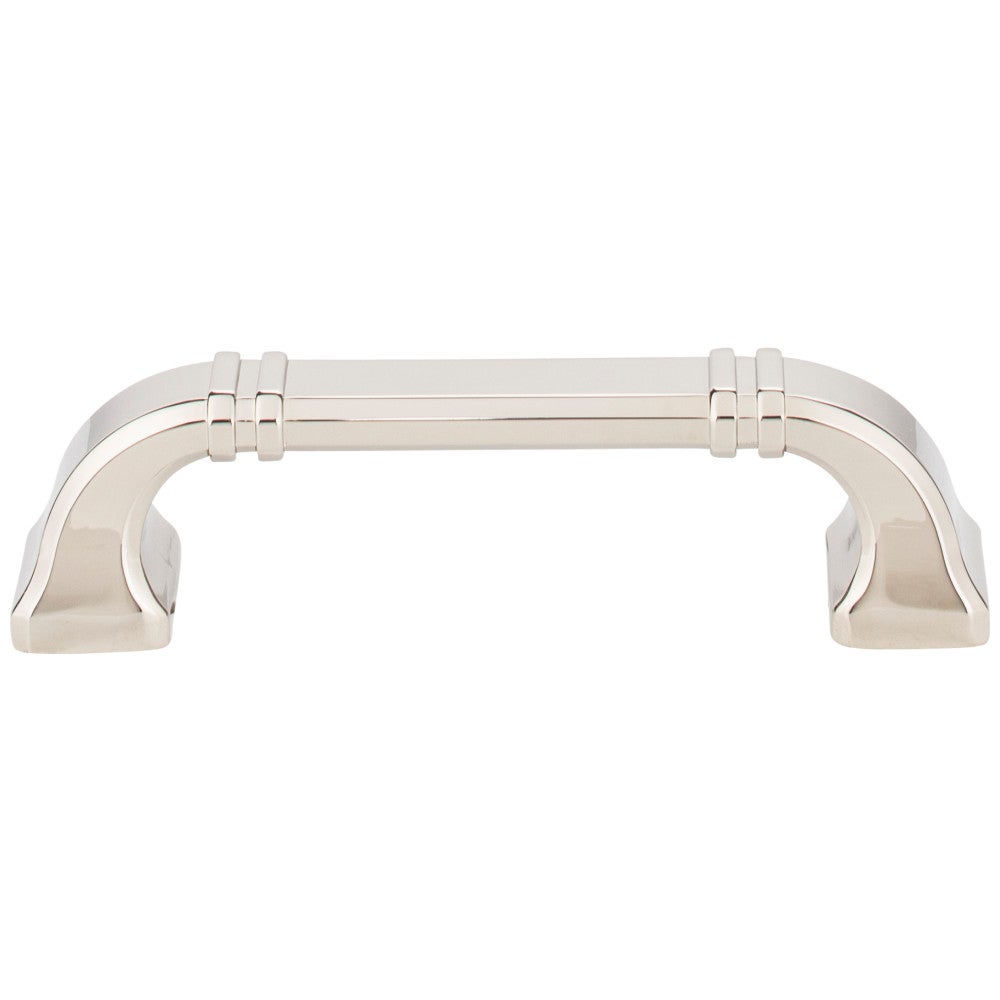 96 mm Center-to-Center Satin Nickel Ella Cabinet Pull