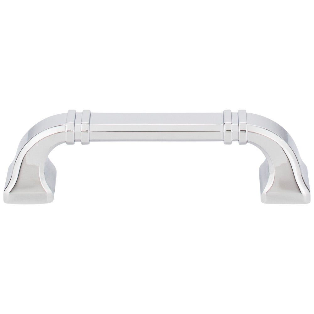 96 mm Center-to-Center Satin Nickel Ella Cabinet Pull