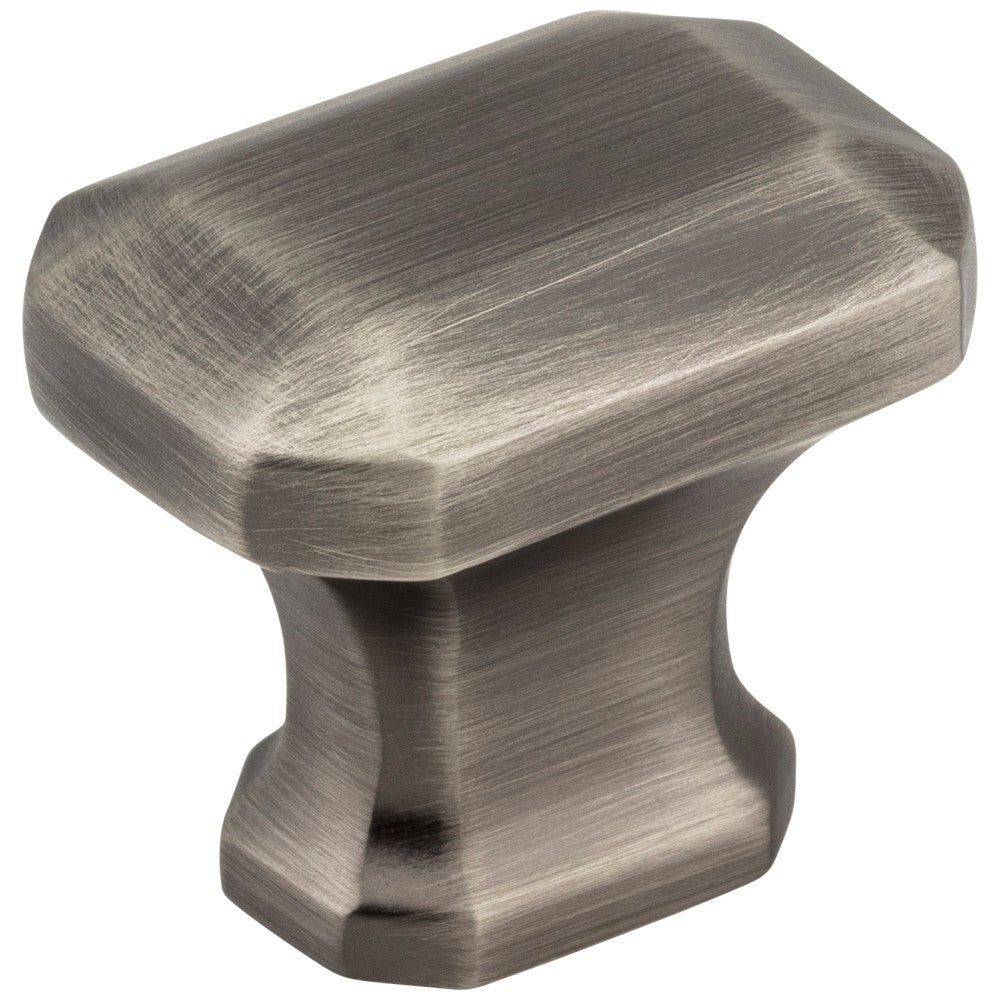 1-1/4" Overall Length Satin Nickel Emerald Ella Cabinet Knob