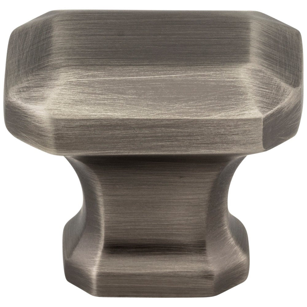 1-1/4" Overall Length Satin Nickel Emerald Ella Cabinet Knob
