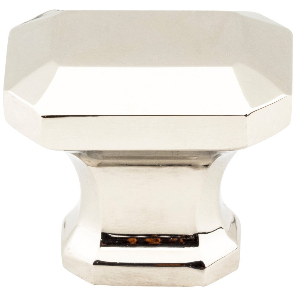 1-1/4" Overall Length Satin Nickel Emerald Ella Cabinet Knob