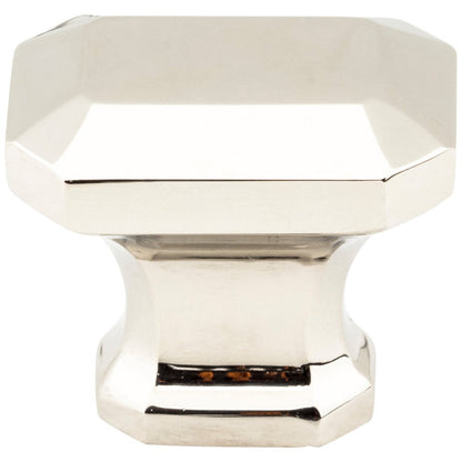 1-1/4" Overall Length Satin Nickel Emerald Ella Cabinet Knob