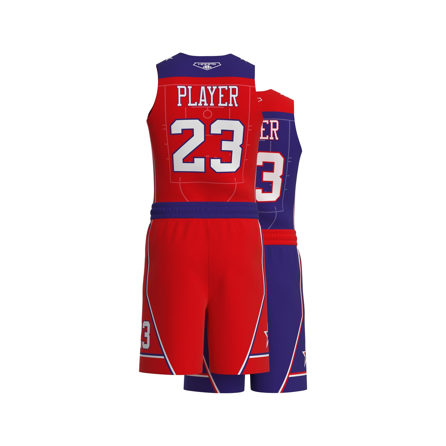 Custom All-Star Reversible Basketball Uniform  - 166 Orlando
