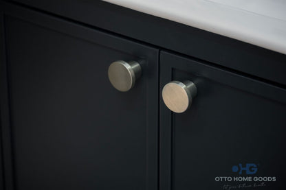 Frame 24" Dark Gray Bathroom Vanity with Integrated Sink & Brushed Nickel Hardware
