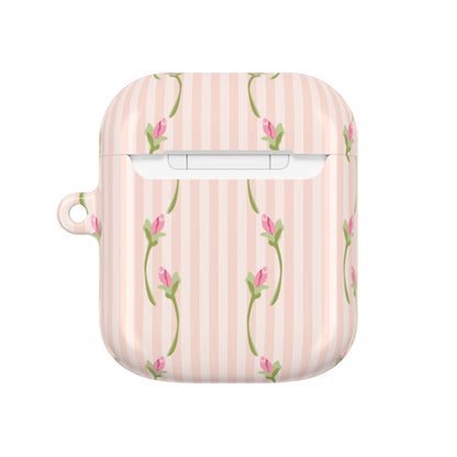 Customizable: Chic Floral AirPod Cases, Cute Earbud Covers, Gift for Music Lovers, Trendy Tech Accessories, Mother's Day Gift, Spring Style