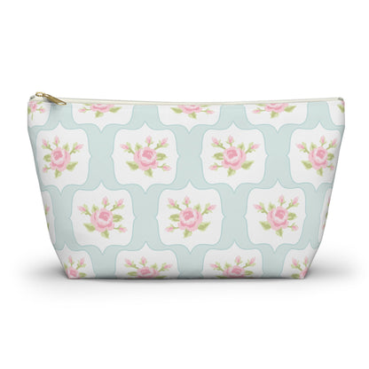 Customizable: Chic Floral Accessory Pouch, Makeup Bag, Cosmetic Case, Toiletries Organizer, Gift for Her
