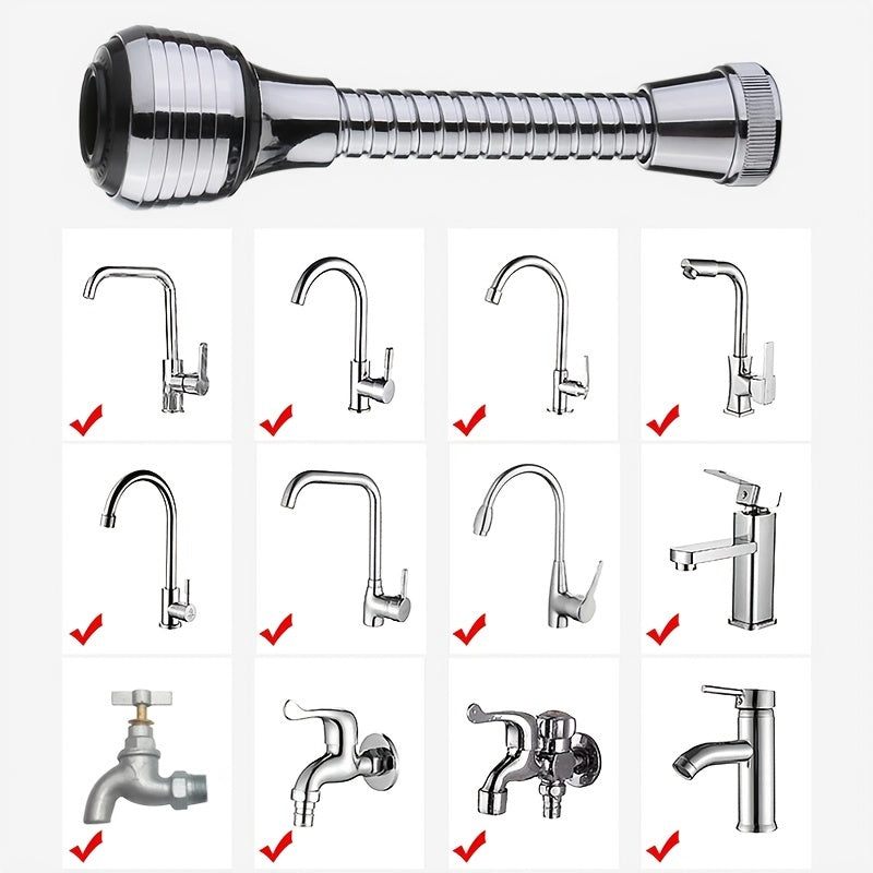 360 Rotatable Faucet Extender with Adjustable Spray Modes
