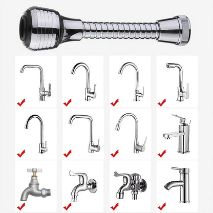 360 Rotatable Faucet Extender with Adjustable Spray Modes