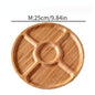 Multifunctional Wooden Cheese  Snack Tray with Dividers
