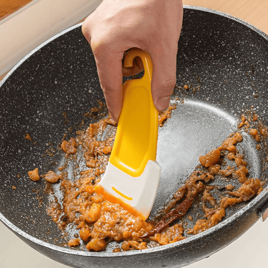 OilProof Silicone Kitchen Scraper Effortless Cleaning Essential
