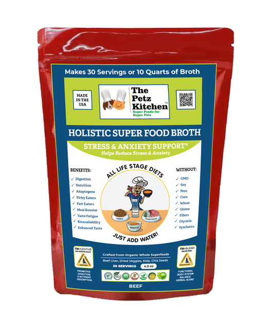 Petz Kitchen Super Food Broth for Canine and Feline Stress Relief