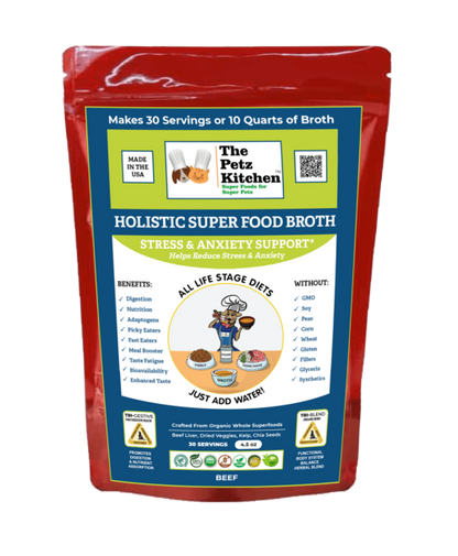 Petz Kitchen Super Food Broth for Canine and Feline Stress Relief