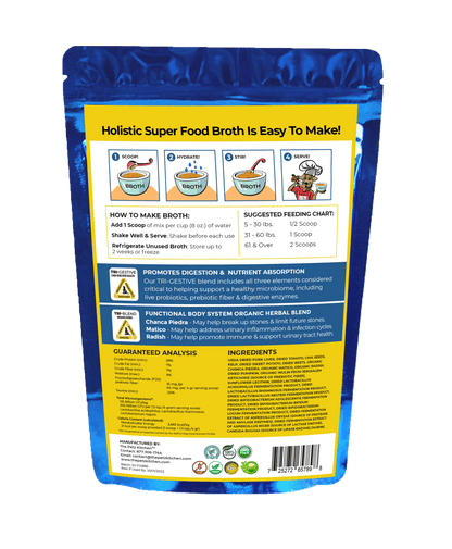 Petz Kitchen Super Food Stone Breaker Broth for Optimal Urinary Health