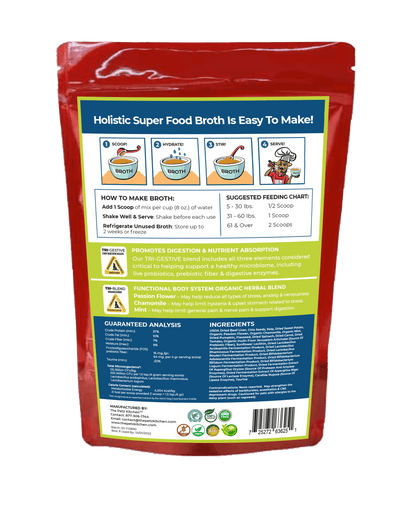 Petz Kitchen Super Food Broth for Canine and Feline Stress Relief