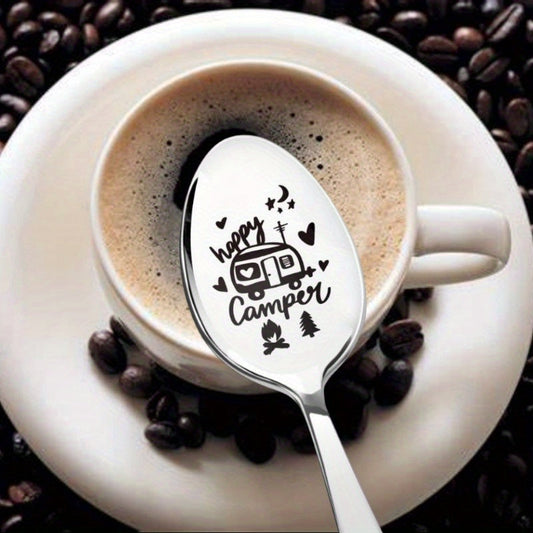 Engraved Funny Camper Spoon  Perfect Gift for Holidays