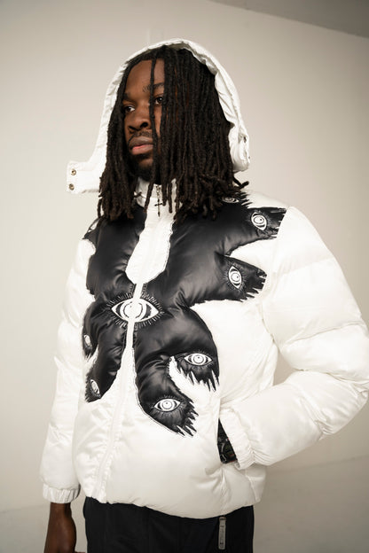 -Seraphim Angel Puffer White Longsleeve