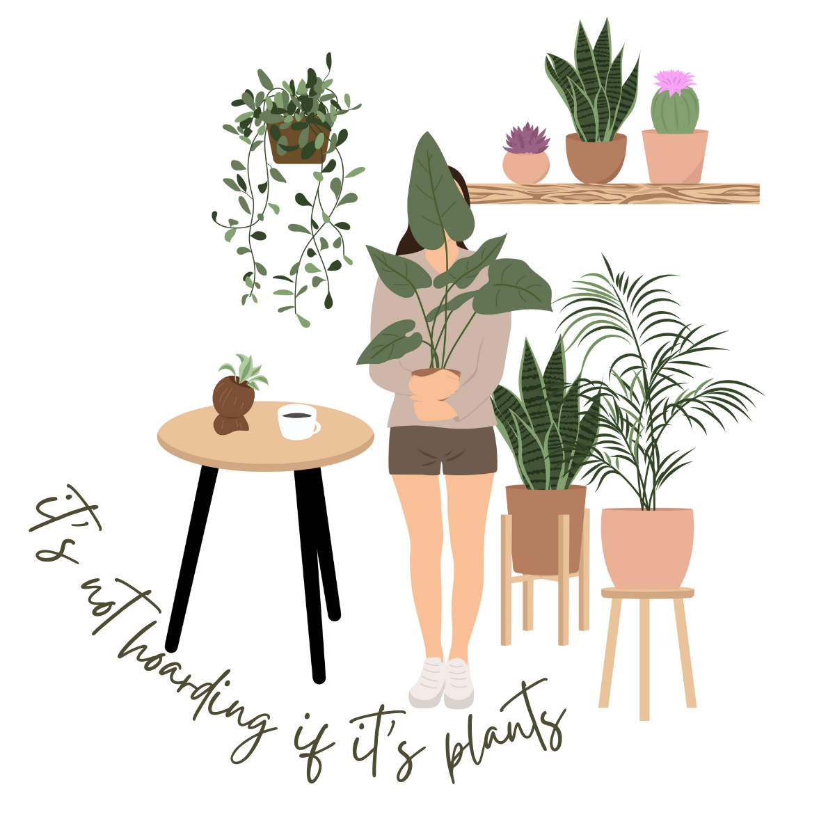 Hoarding Plant Sticker